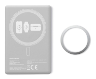 Powerbank Silver Monkey Smart 5 000 mAh MagSafe UltraSlim 3w1 Biały obłok